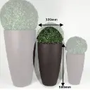 033-580 Tall Clay Fibre Planter Pot
