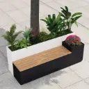 3 Piece Planter Box & Bench Set 1600