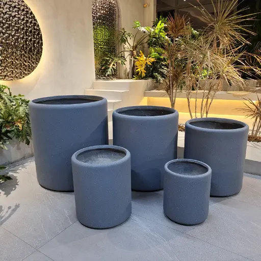 [QG-027] 5 Piece Large Planter Pot Set - 027