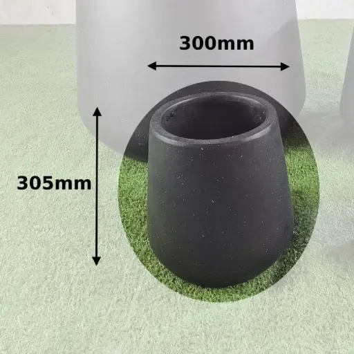 [QG-003-305] 003-305 Large Clay Fibre Planter Pot
