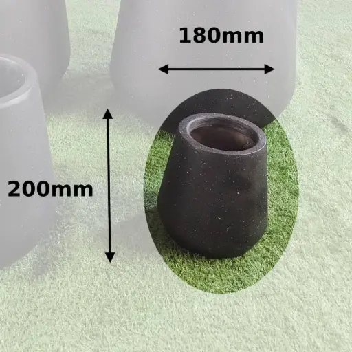 [QG-003-200] 003-200 Clay Fibre Planter Pot