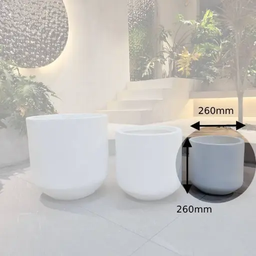 [QG-049-260] 049-260 Clay Fibre Planter Pot